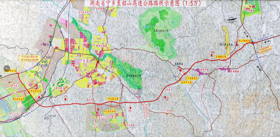 宁韶高速公路规划图图片