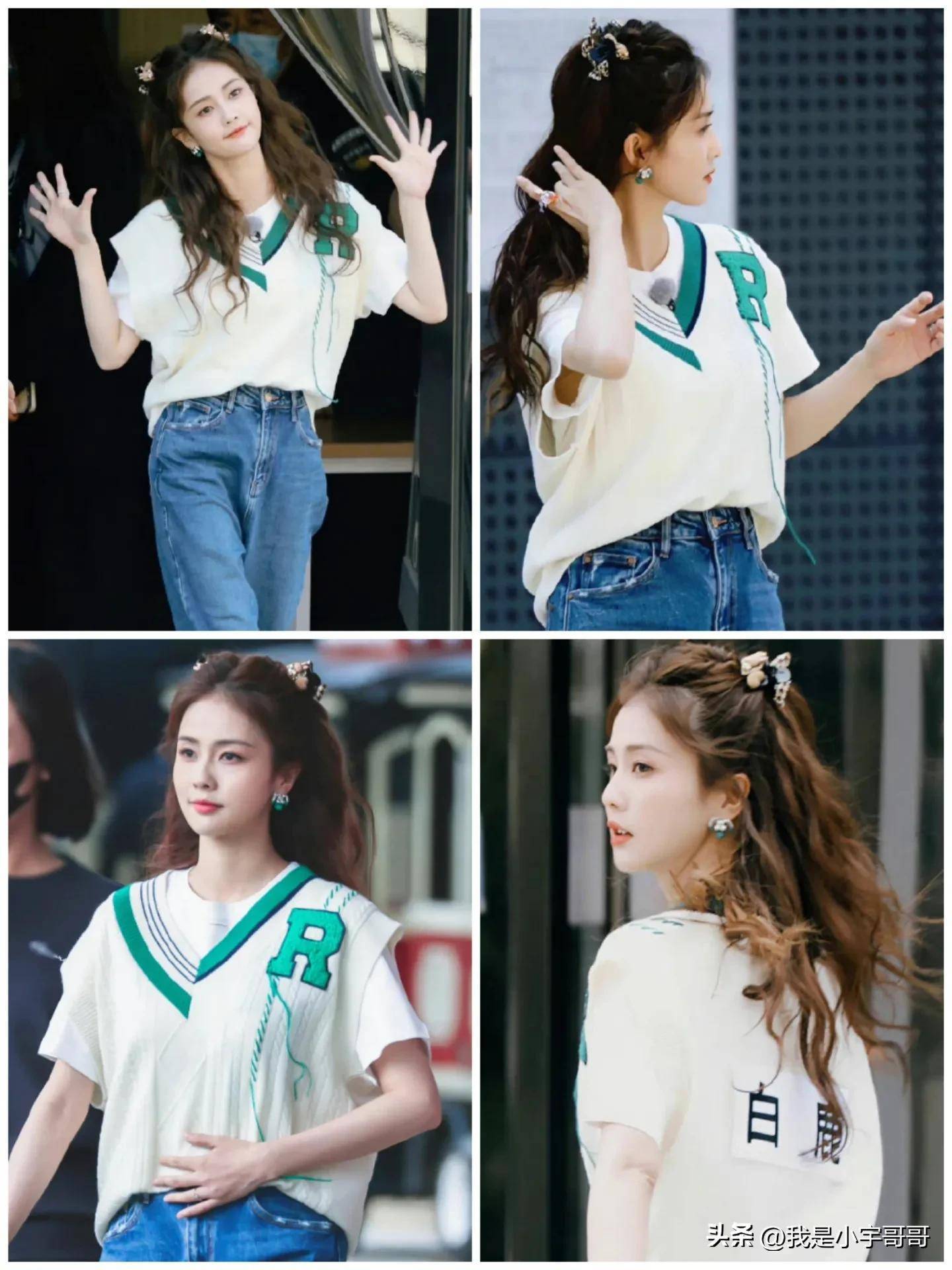 《奔跑吧特别季》今日录制释出,蔡徐坤,周深等嘉宾造型学院风_牛仔_原