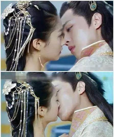 所以之前跟张若昀拍吻戏的时候,关晓彤就找了一个吻替来完成戏的拍摄