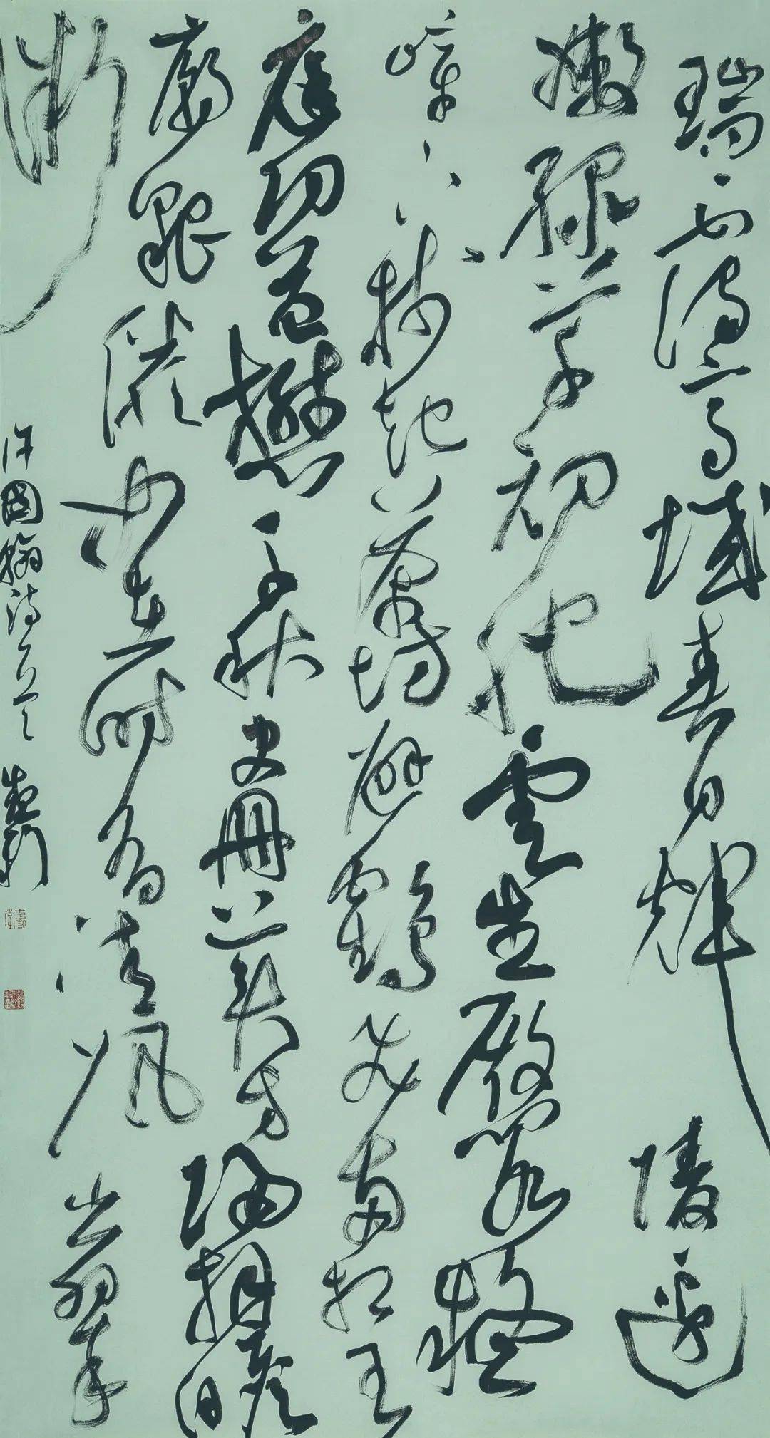 178cm×48cm咏董仲舒诗数首林树焕 广东178cm×80cm王寿延咏董子公园