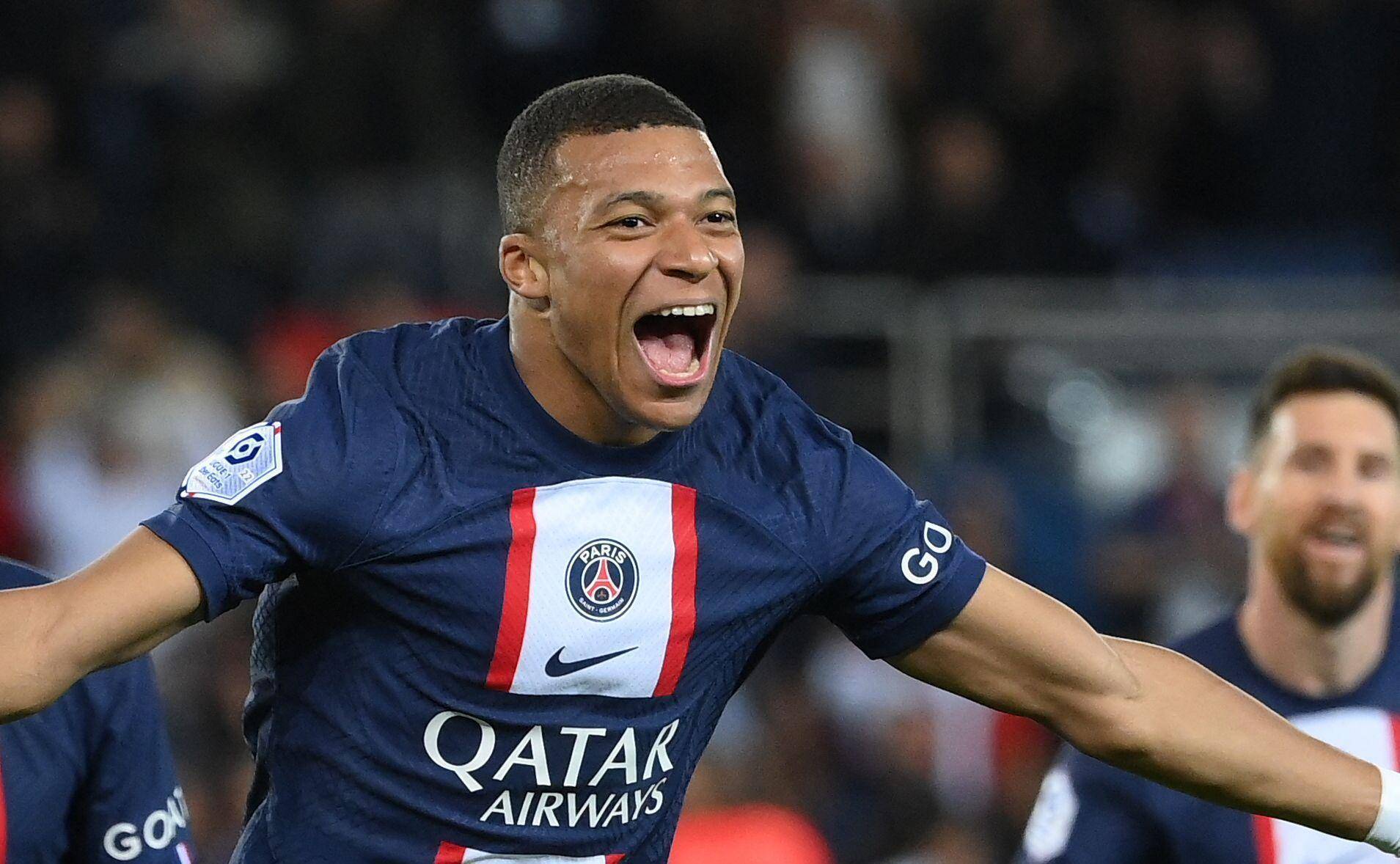 巴黎大胜,梅西大师级传球,姆巴佩190球里程碑,队史第2_比赛_内马尔