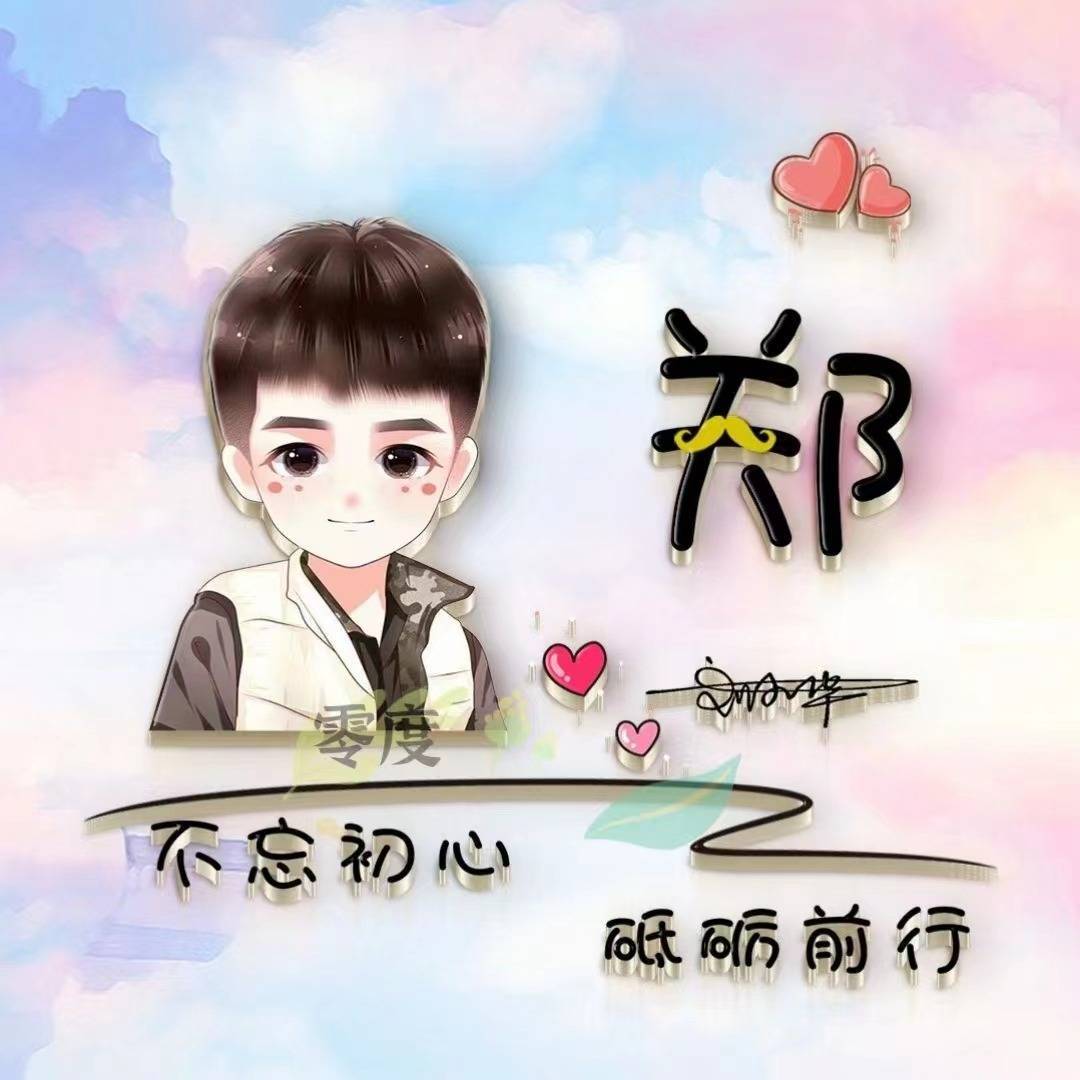 2023你的头像该换了,2023兔年新款情侣卡通姓氏头像,留名字我设计