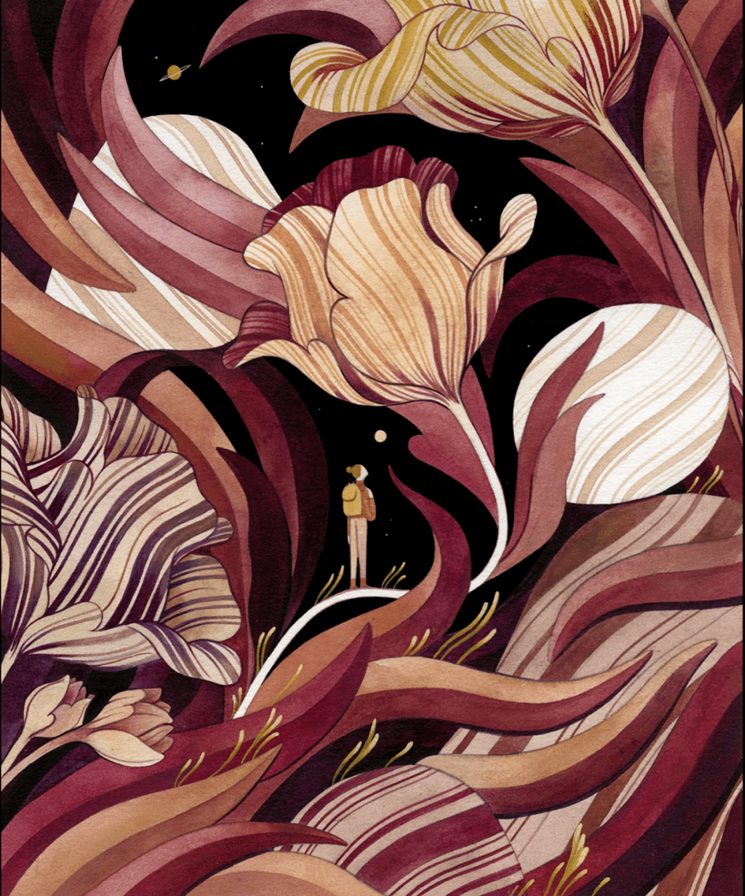 东方色彩,富有诗意和韵律感的梦境_作品_灵感_自然