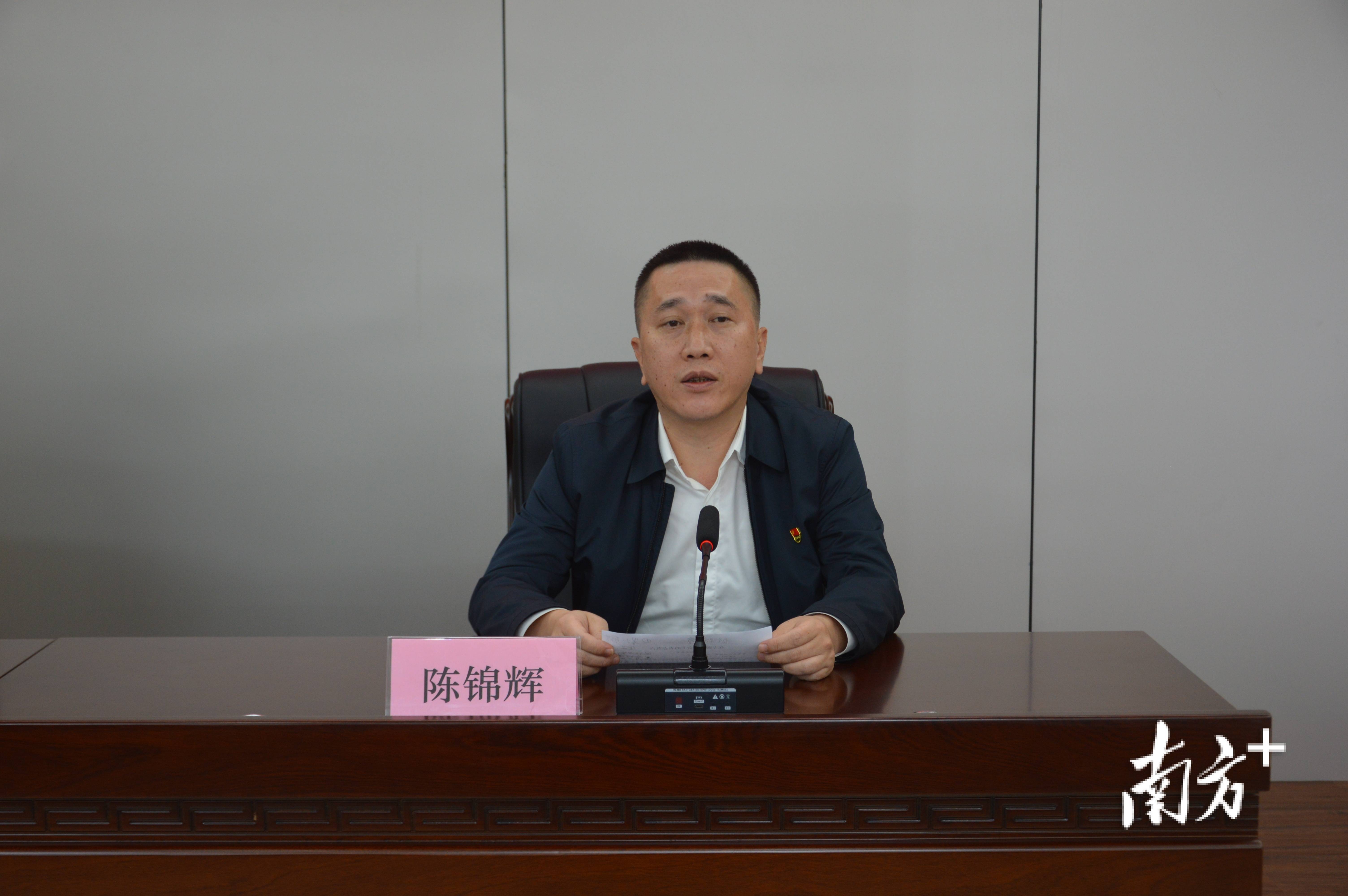 凤泉湖高新区党工委书记,管委会主任陈锦辉,中潮指挥部办公室主任