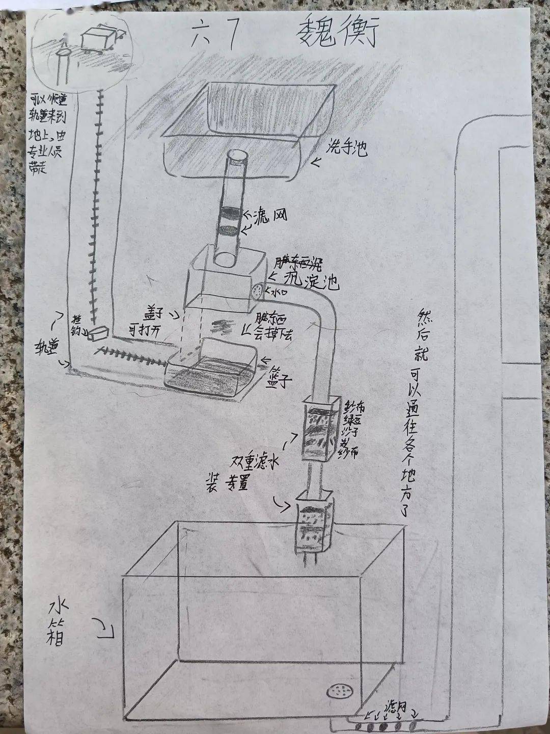 矿泉水瓶制作节水器图片