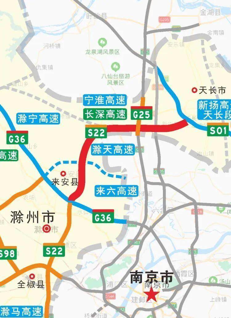 长深高速 路线图图片