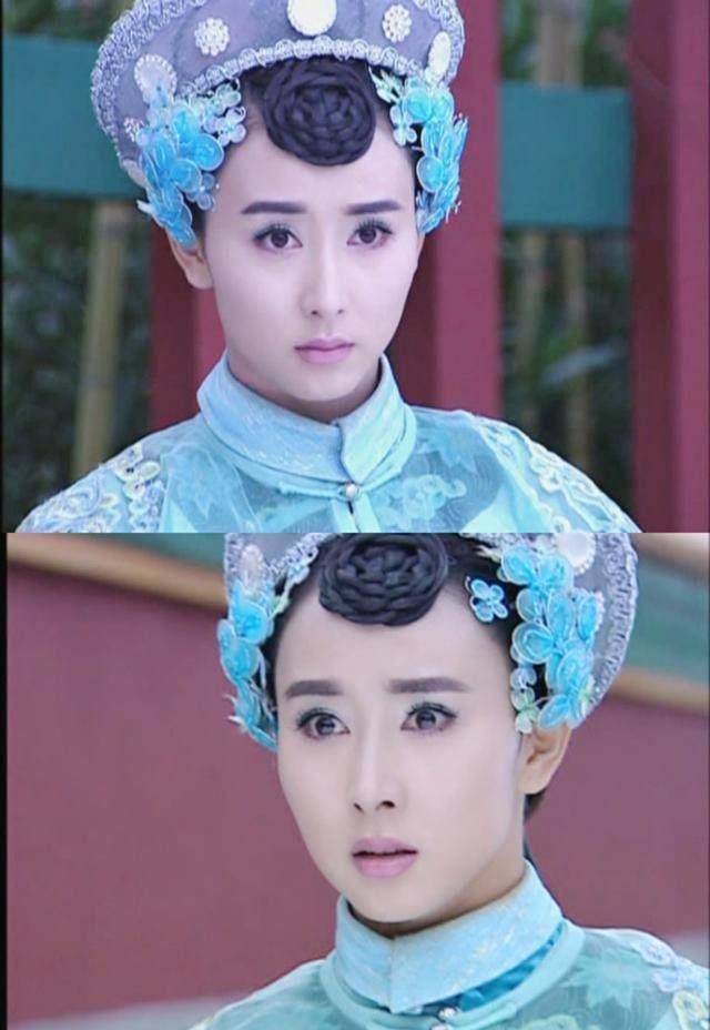 但远远没有胡静来的惊艳:胡静还曾出演过孝庄秘史,模样甚至可爱,满眼