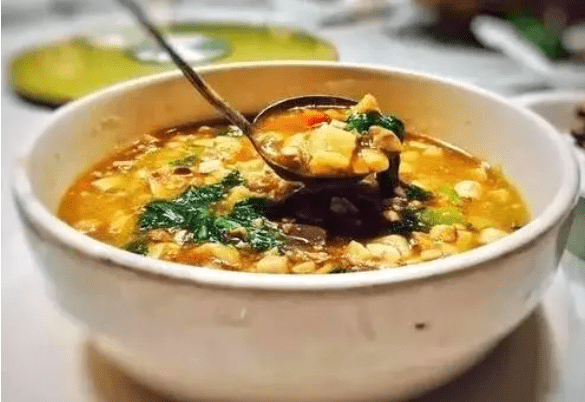 台州百味丨天冷了,吃一碗糊辣沸暖暖身_天台_风味美食_配料