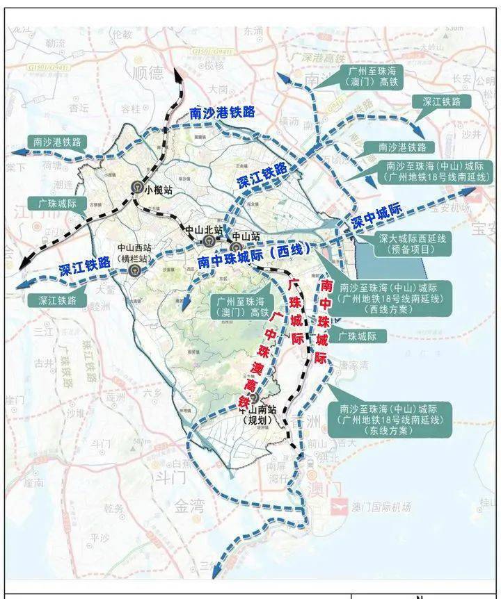 中山到广州轻轨路线图图片