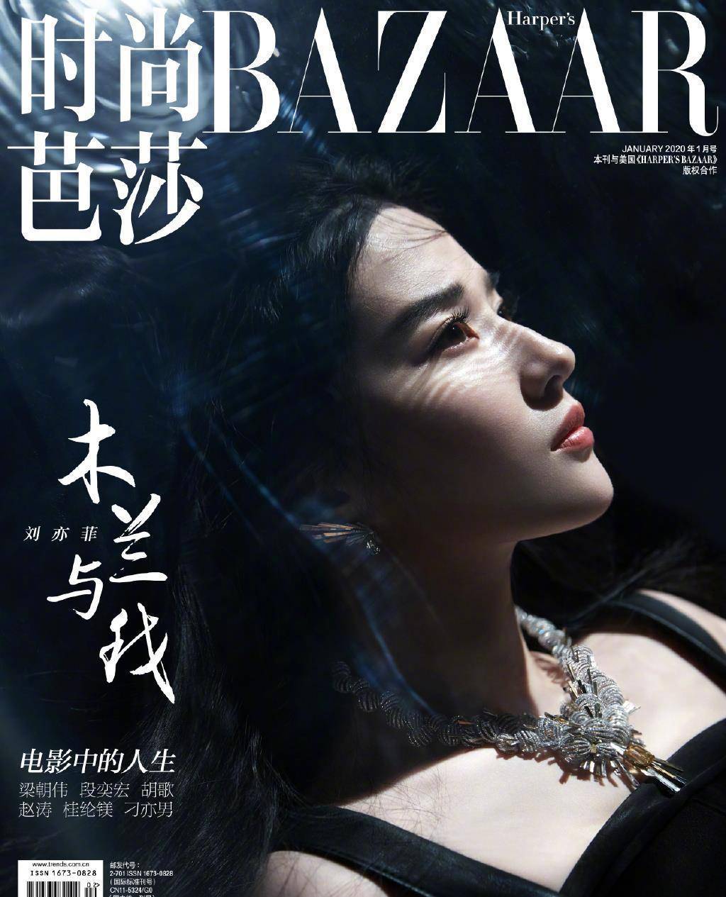 刘亦菲成功登vogue首封,为国际第13位华人女星_五大_封面_明星