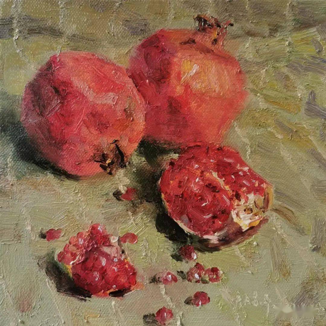 【写生啦】颜苏平2022写生新作(静物,风景,人物)_油画_创作_局部