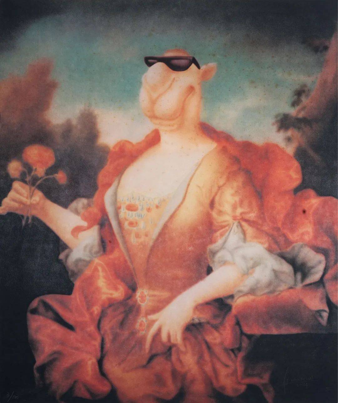 《贵妇人》周铁海2020 时间的帷幕 玉兰堂 上海2021 镀银的夜行者