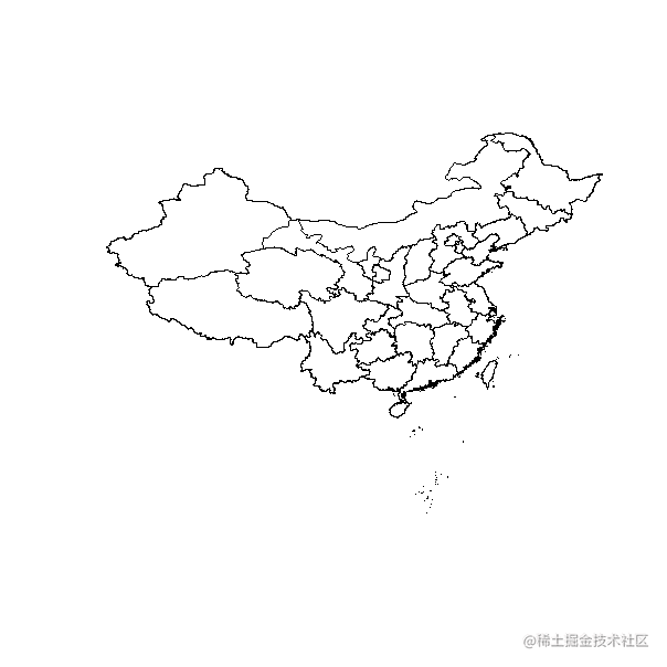 中国地图简笔画高铁图片