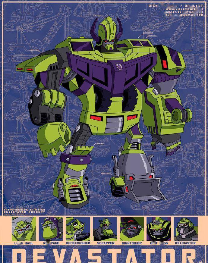 变形金刚08动画风大力神概念设计_形态_人形_角色