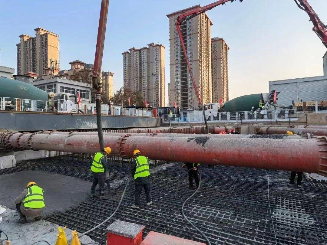 西安地铁8号线红庙坡站顺利封顶_施工_车站_结构
