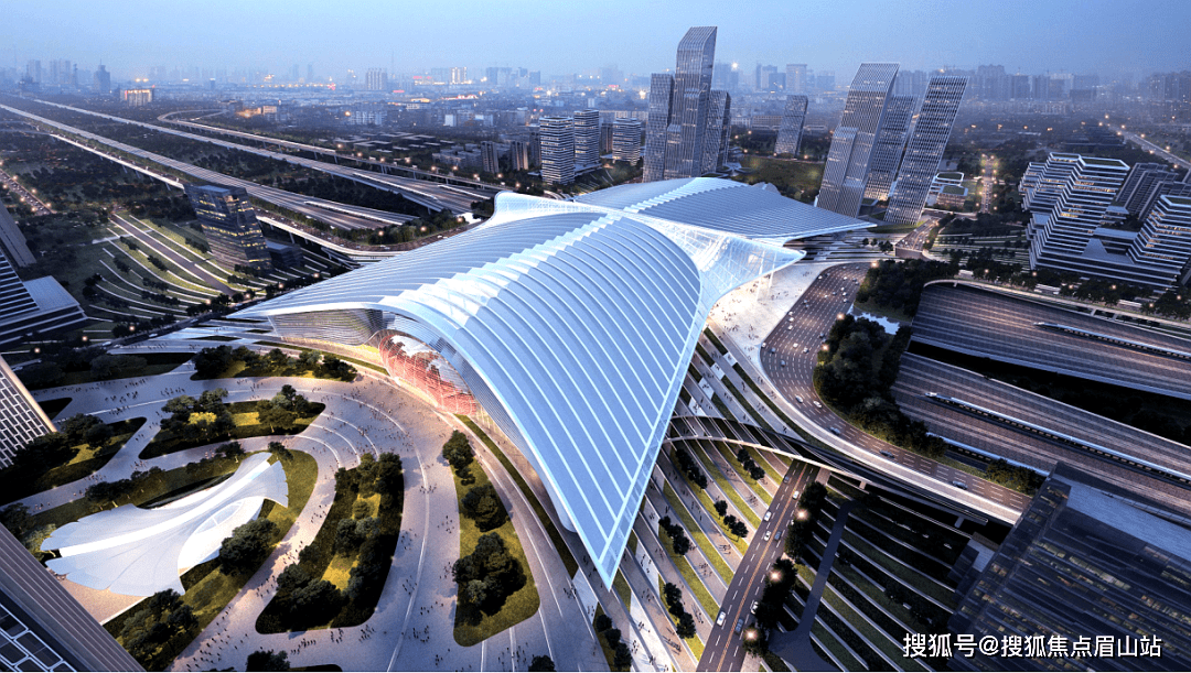 成都最大规模tod天府新站详介_城市_项目_枢纽