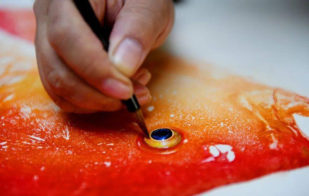 人物| 不负"鱼"生——走近鱼拓非遗传承人赵建明_作品_色彩_用纸