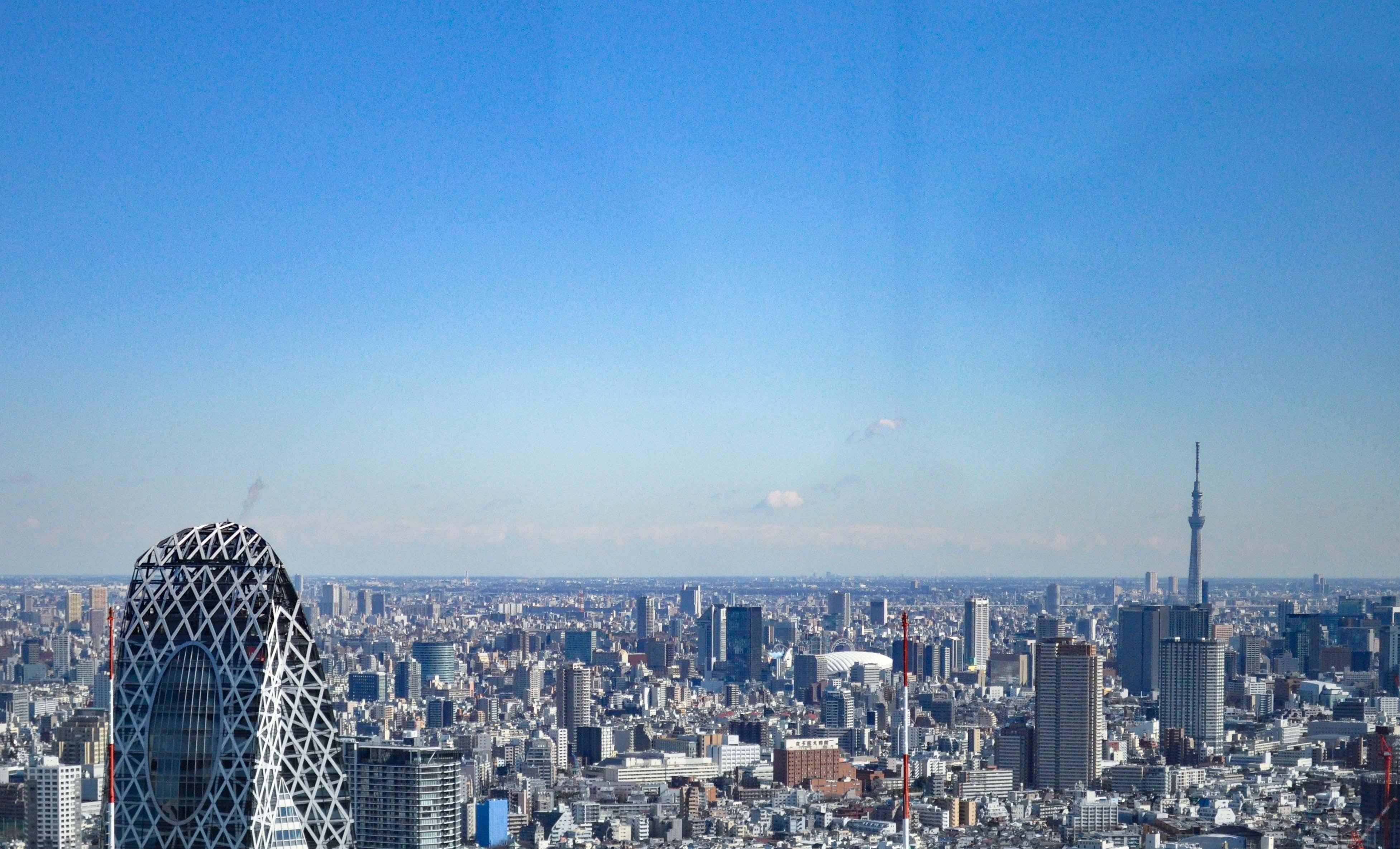 世界第二高建筑,位于日本东京,仅比上海中心高两米_天空_信号_发射