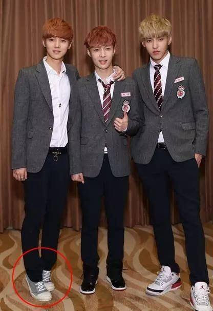 一张照片证明不可能,除非鹿晗出这个绝招_身高_张艺_脚尖