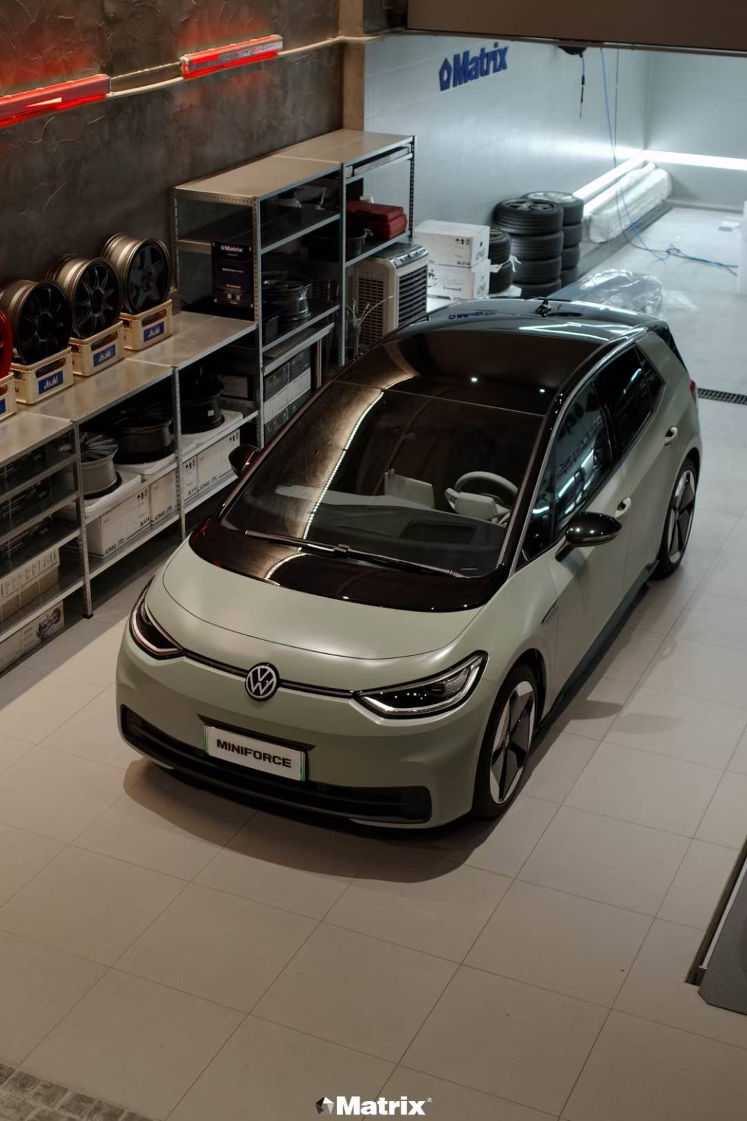 大众id3-matrix矩阵改色膜陶瓷卡其灰,隐藏不住的高级气息_兰迪_案例