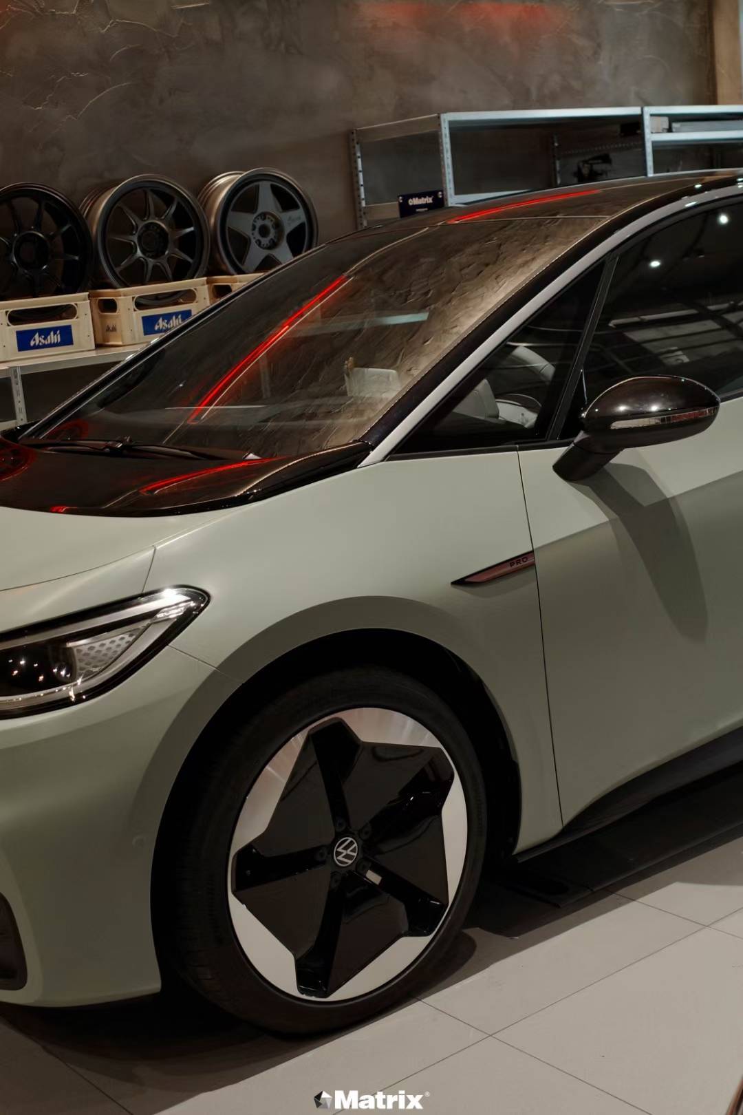 大众id3-matrix矩阵改色膜陶瓷卡其灰,隐藏不住的高级气息_兰迪_案例