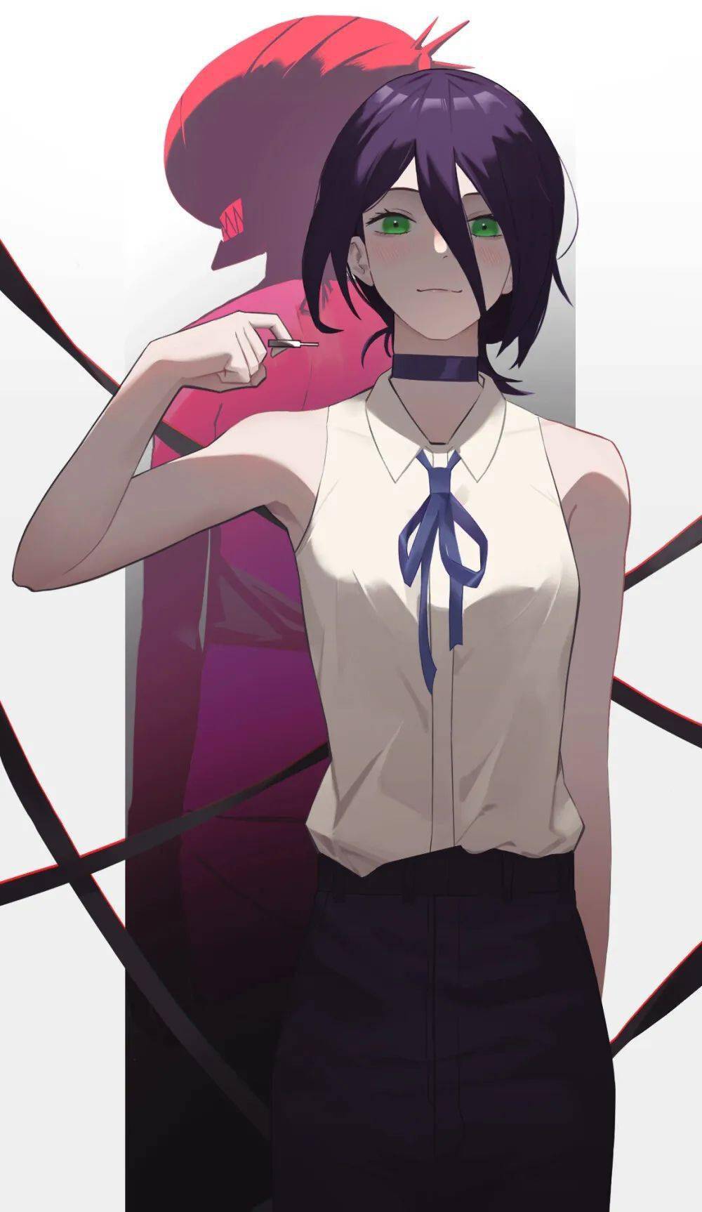 《电锯人》角色壁纸赏析:无力改变,那就顺其自然_版权_留言_作品