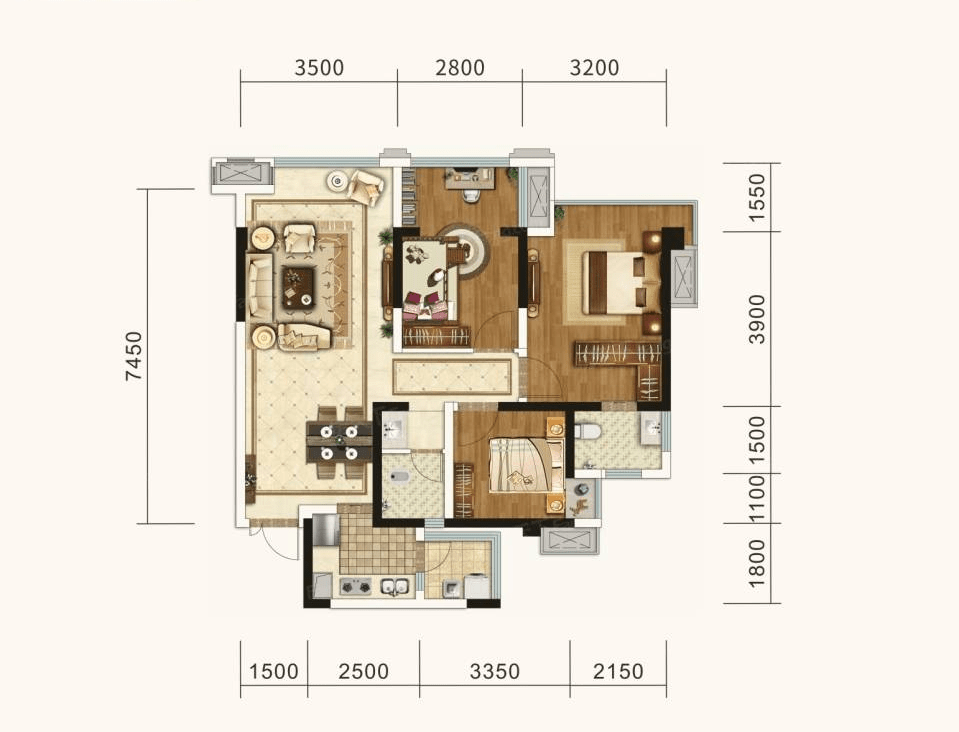 南充高坪信智城户型图图片