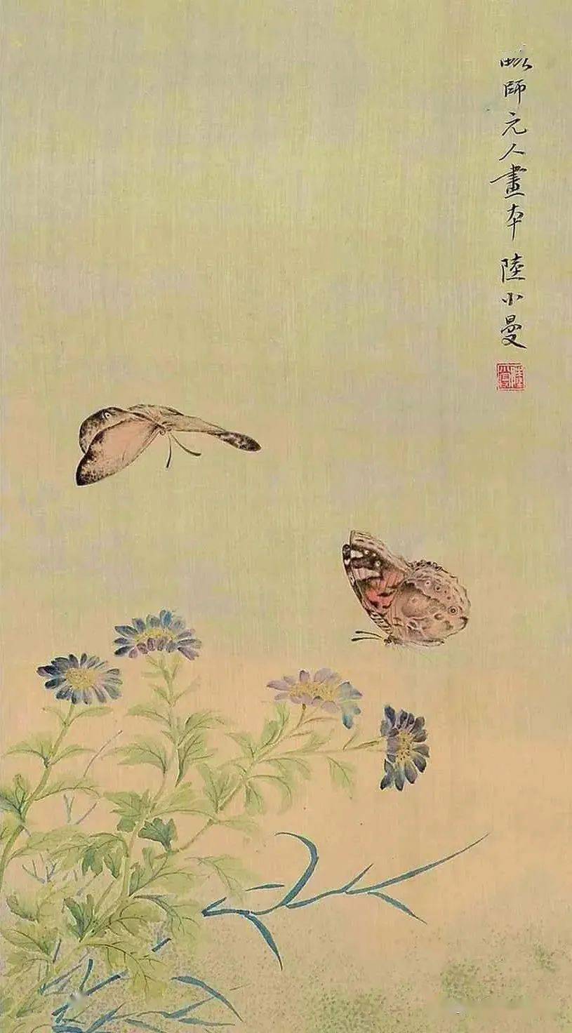 诗画阅微】​陆小曼的没骨画_书画_上海_宣传
