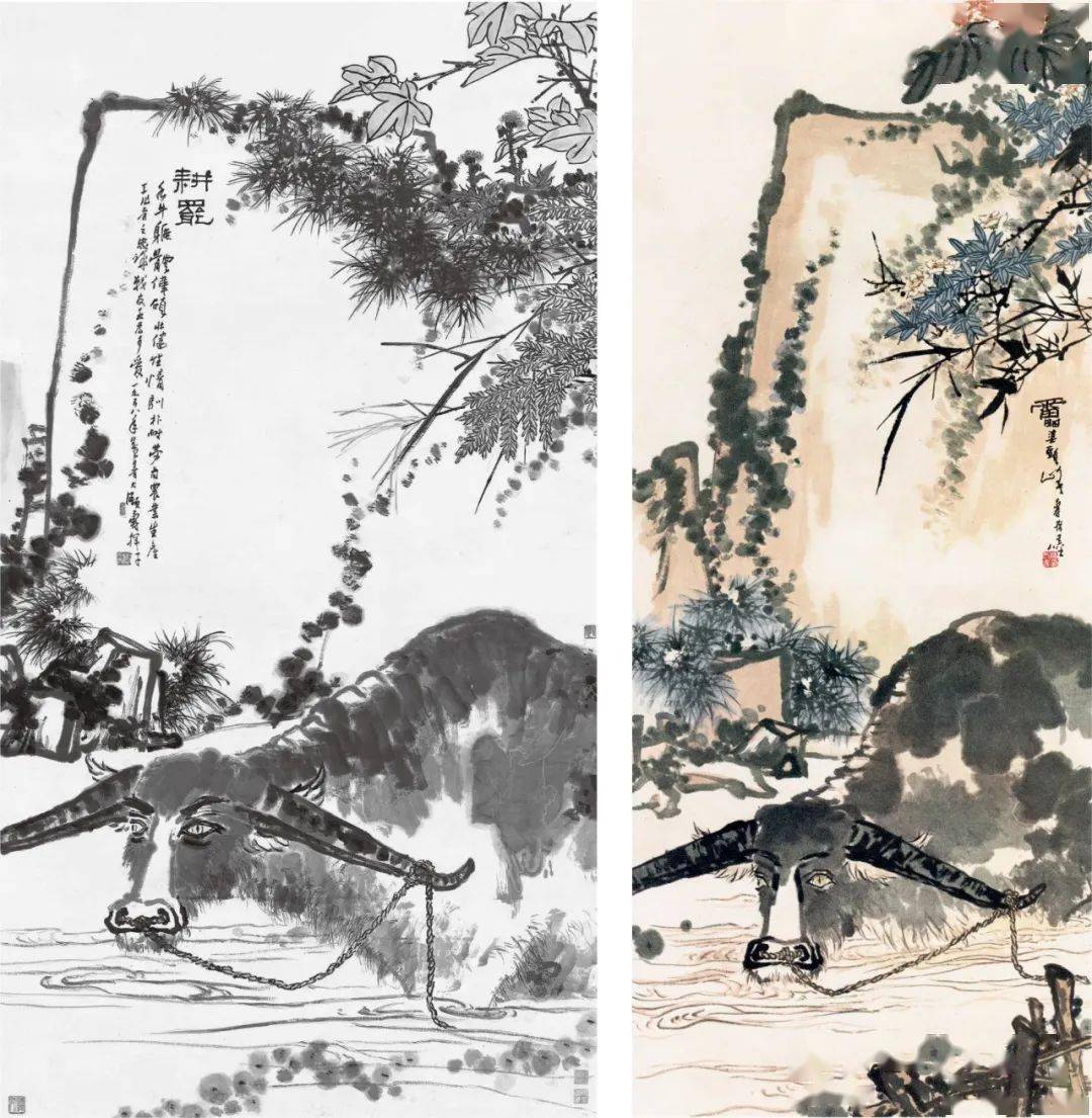 かめひょう》 大津絵 座頭 人物図 紙本 肉筆 ＃275 美術品 絵画