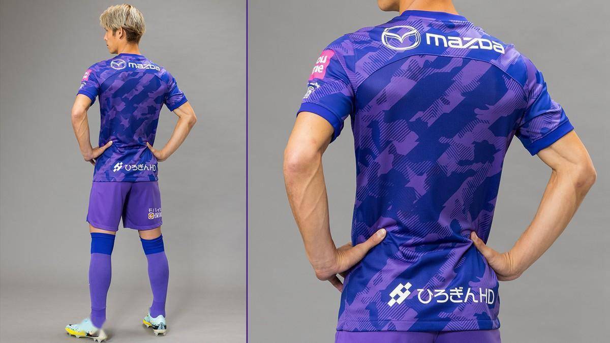 耐克发布广岛三箭2023赛季主客场球衣_图案_设计_紫色