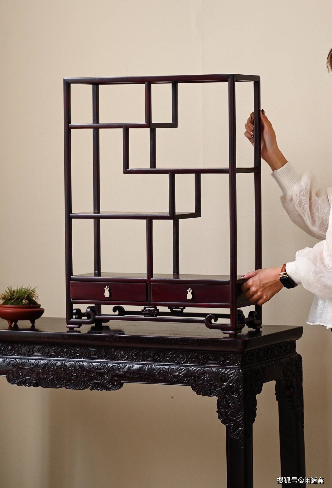 文房雅器,博古清玩,明式博古架