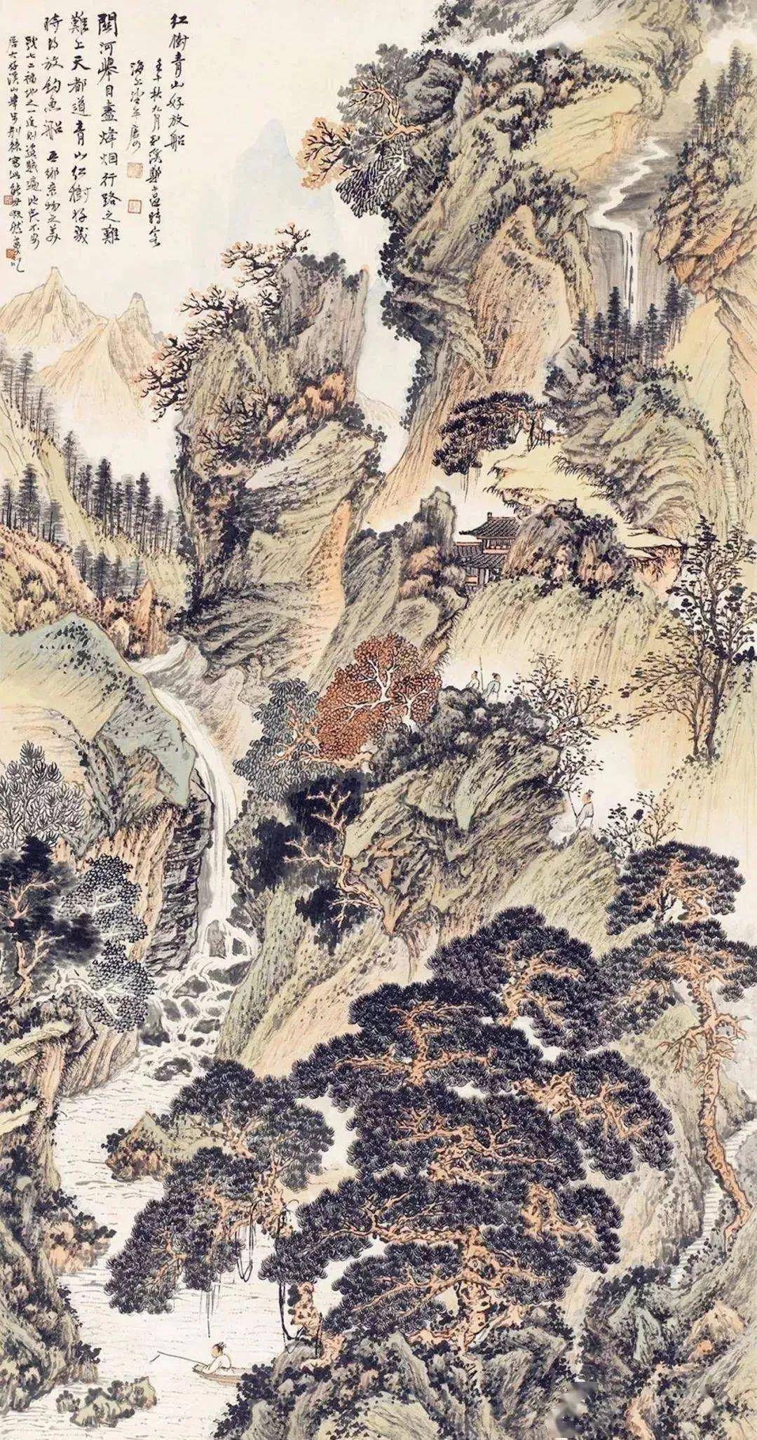 郑午昌山水，清新秀润！_艺术_绘画_中国