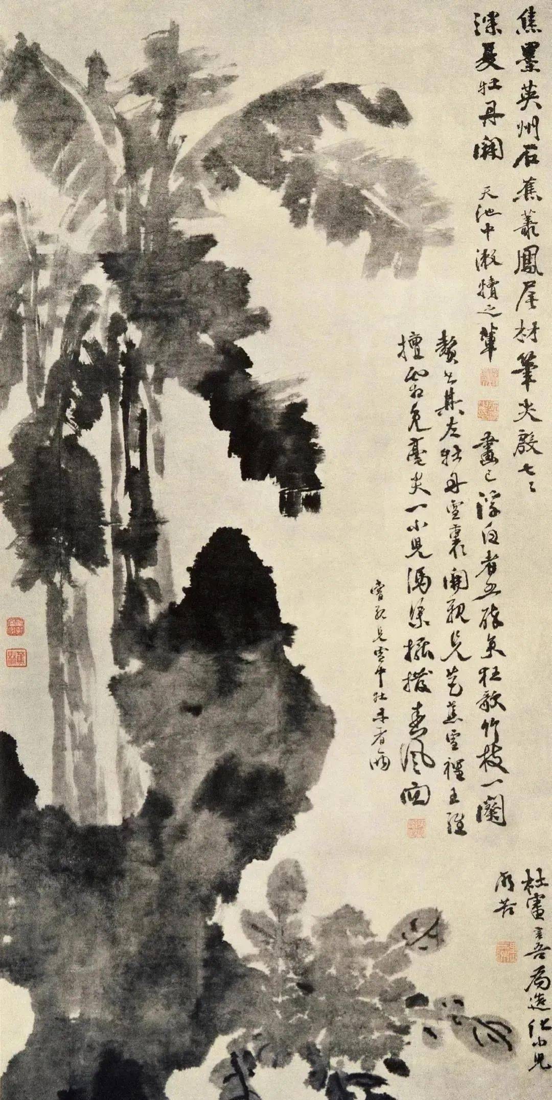 徐渭:桃花大水滨,茅屋老畸人_cmx_人物画_水墨