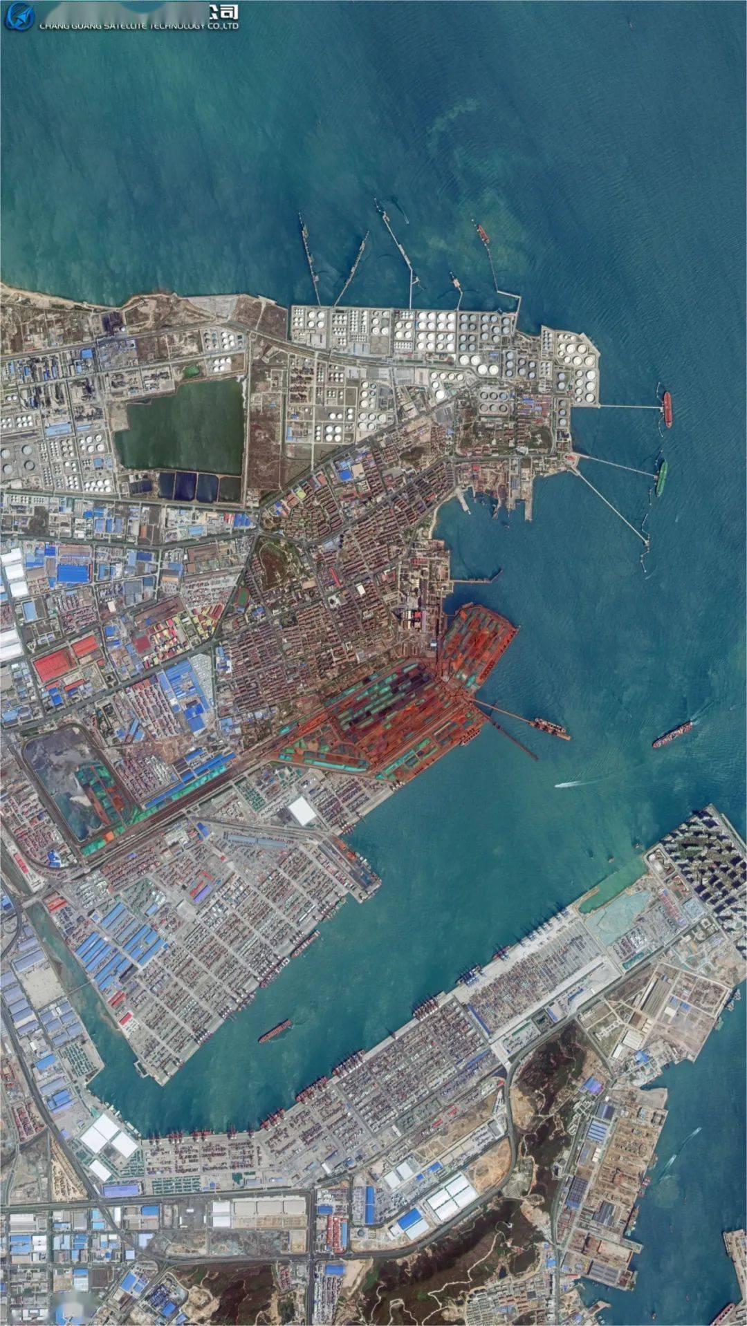 吉林一号卫星下的中国港口 世界港口,你都去过哪些港?