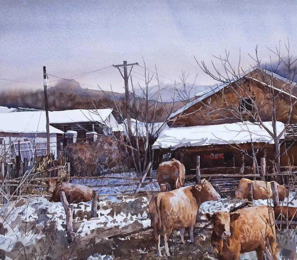 国内水彩画家——王园园水彩作品欣赏_美术家协会_陕西_彩粉画