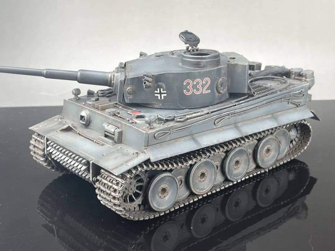 再现厚重质感,田宫1/35虎式坦克初期型涂装&旧化分享
