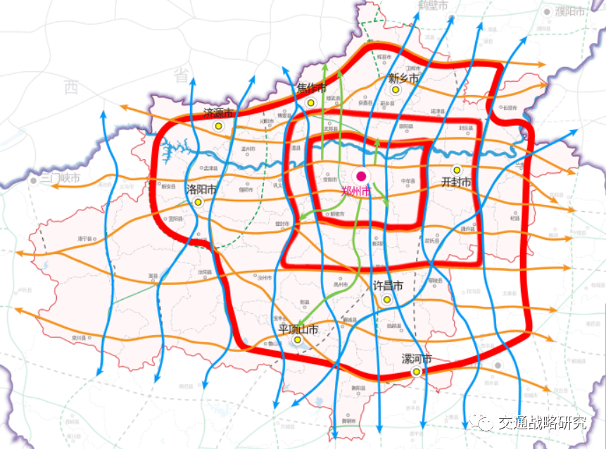 河南高速规划图高清图片