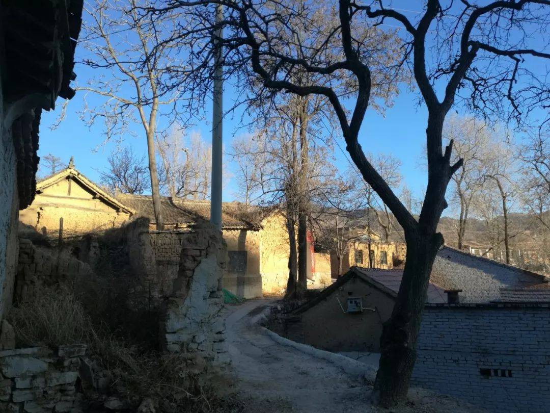 山庄村素描_水窖_村里_因为