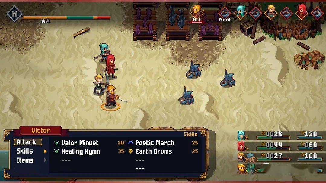 《锁链回声chained echoes》_游戏_玩家_战斗