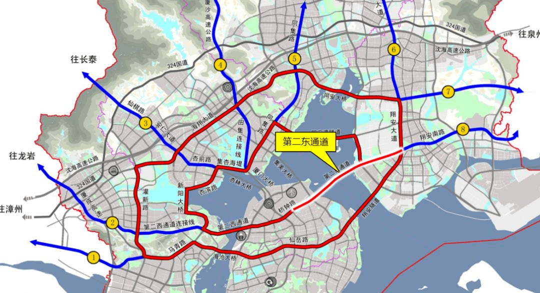 翔安大桥线路图片