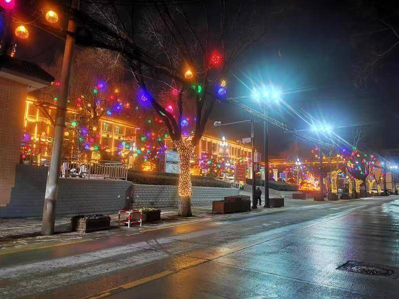 淳化县城亮化点"靓"浓浓年味_节能_灯笼_节日