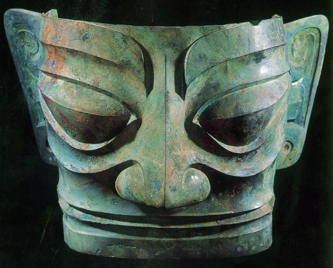 古蜀国三星堆青铜大面具战国古中山国四龙四风铜方案座汉中山靖王刘胜