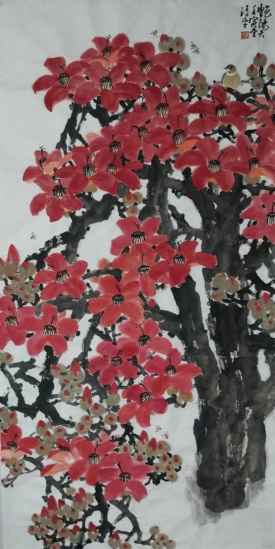 广府味·幸福年 | 来越秀赏"红棉",百余幅作品展出→_展览_木棉_岭南