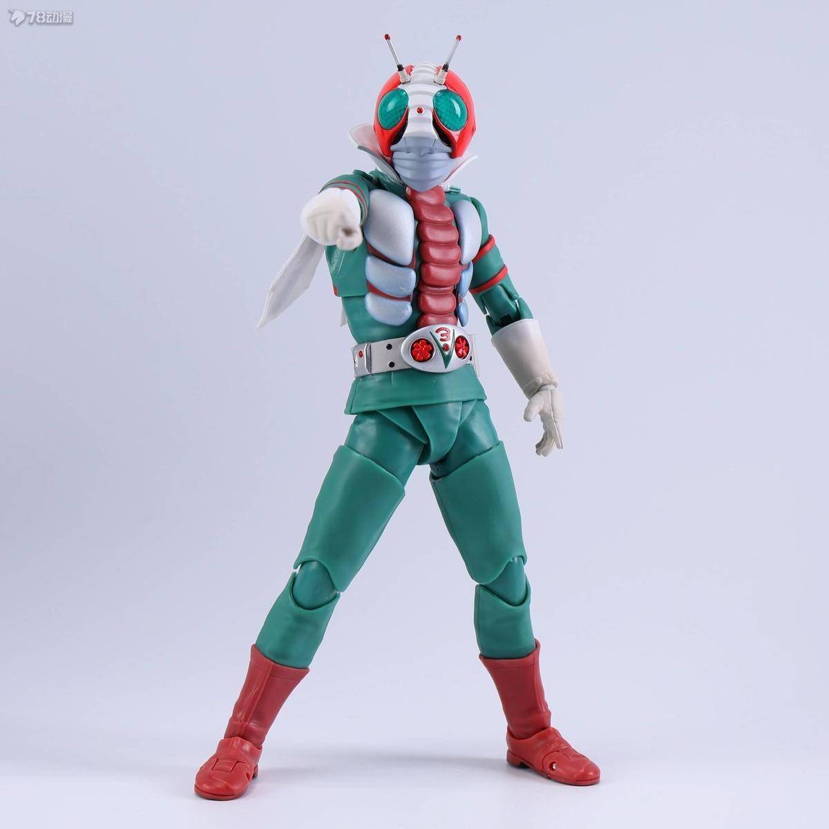 78官测:万代 shf 真骨雕 假面骑士v3_部分_零件_蝗虫