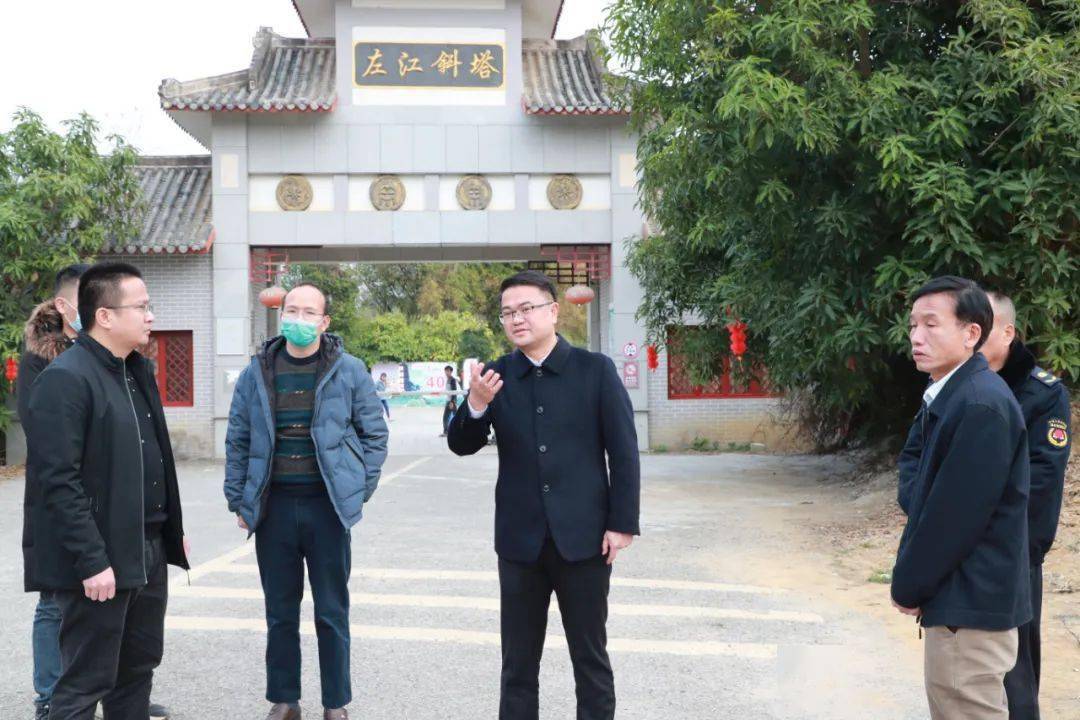 1月18日,江州区委书记,中泰产业园(市城市工业区)党工委书记梁金昌率