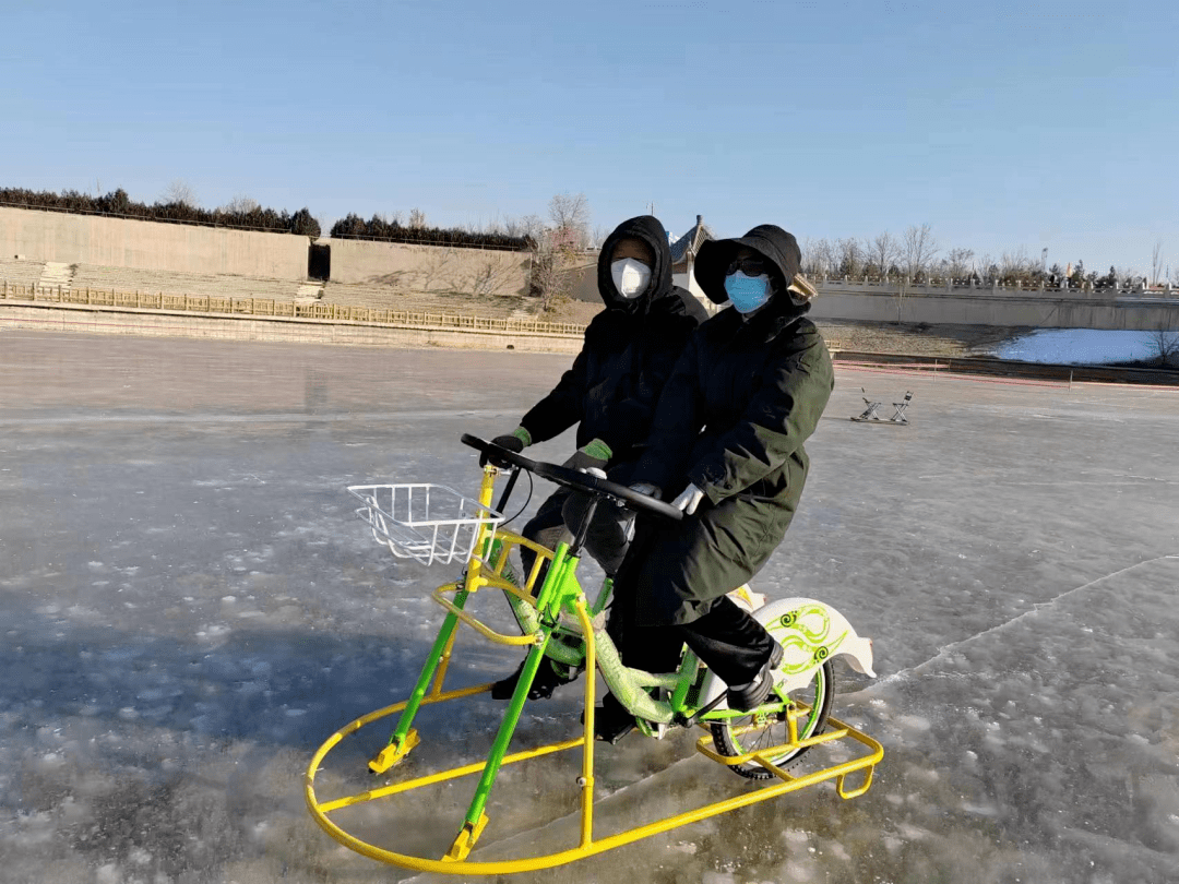冰上自行车简笔画图片