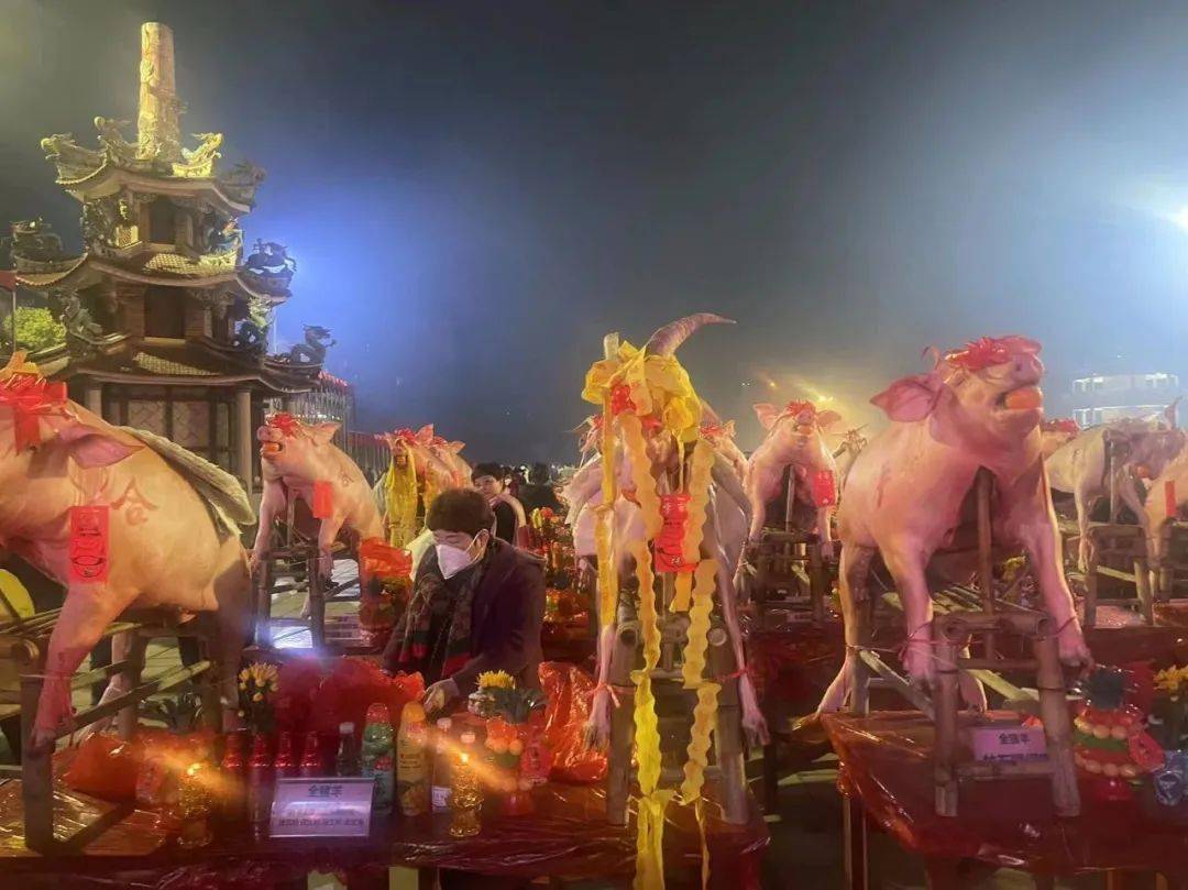 连夜刷屏!漳州人拜天公场面太壮观!红红火火,闽南人的大日子来了..._玉尊_林语堂纪念馆_天宝镇