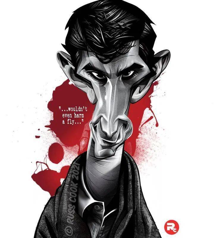 夸张的人物形象插画,厚重的笔触和质感