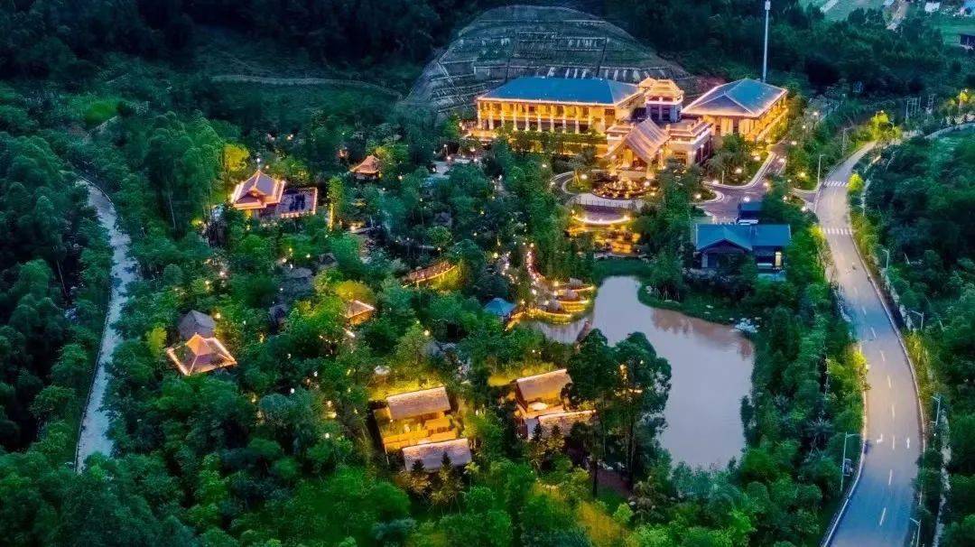 高明美的鹭湖岭南花园酒店2大2小套餐~山景房 自助早餐&晚餐 半山汤谷