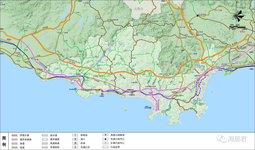 三亚综合交通规划出炉:凤凰机场,新机场,海棠湾高铁站,轨道交通